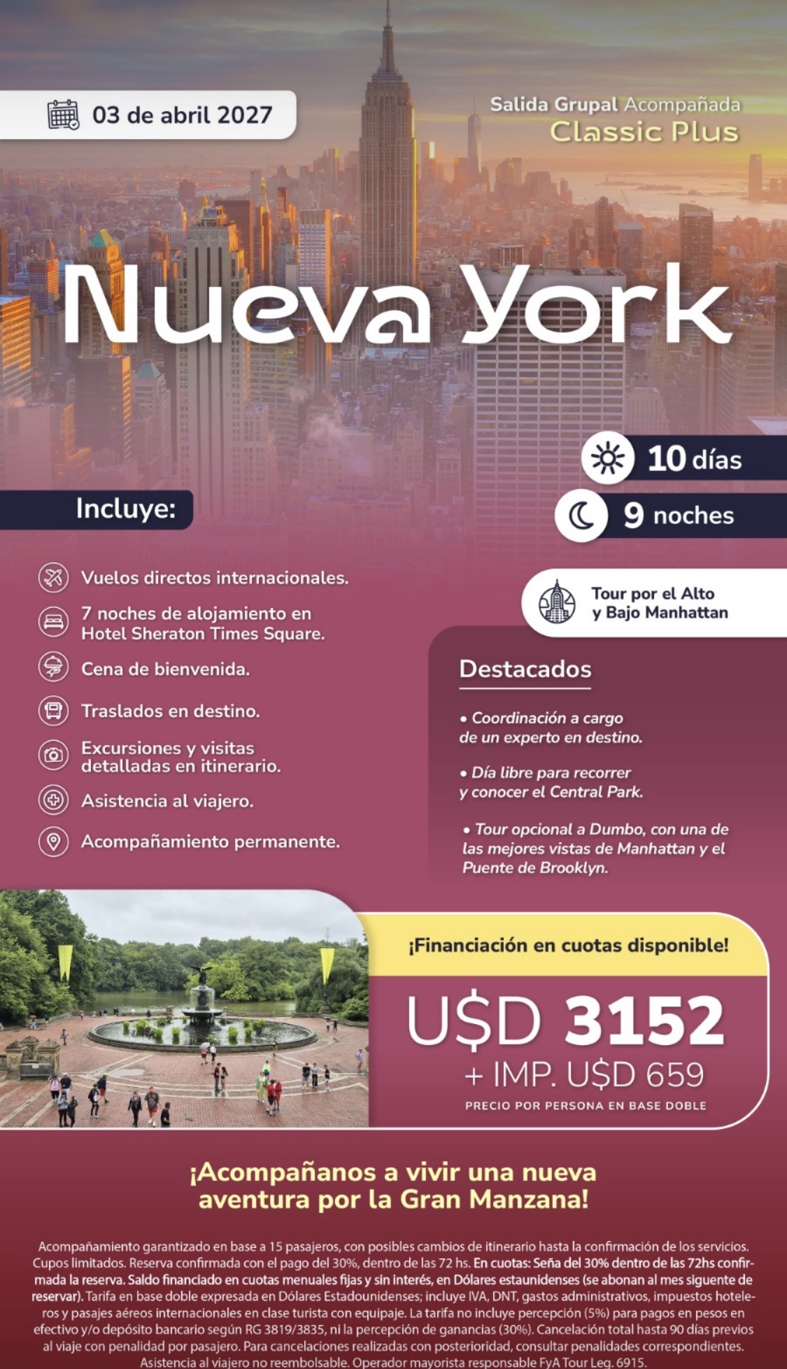 Paisaje de Nueva York